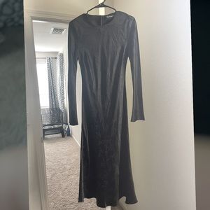 COPY - Long sleeve silk dress